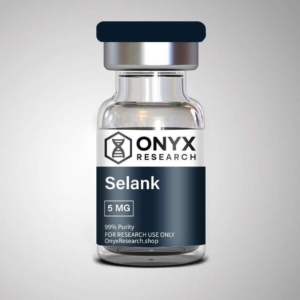 Selank 5mg research peptide lyophilized powder vial with high purity laboratory-grade formulation