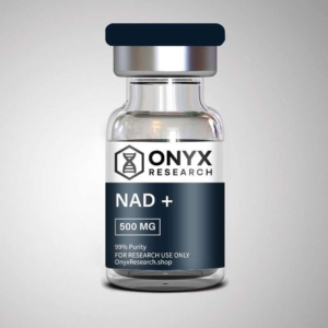NAD+ 500mg research peptide lyophilized powder vial with high purity laboratory-grade formulation